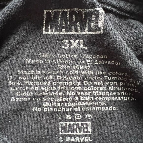 Marvel Deadpool I'm Sorry Did I Offend You Black Short Sleeve T-Shirt Size 3XL - Picture 3 of 7